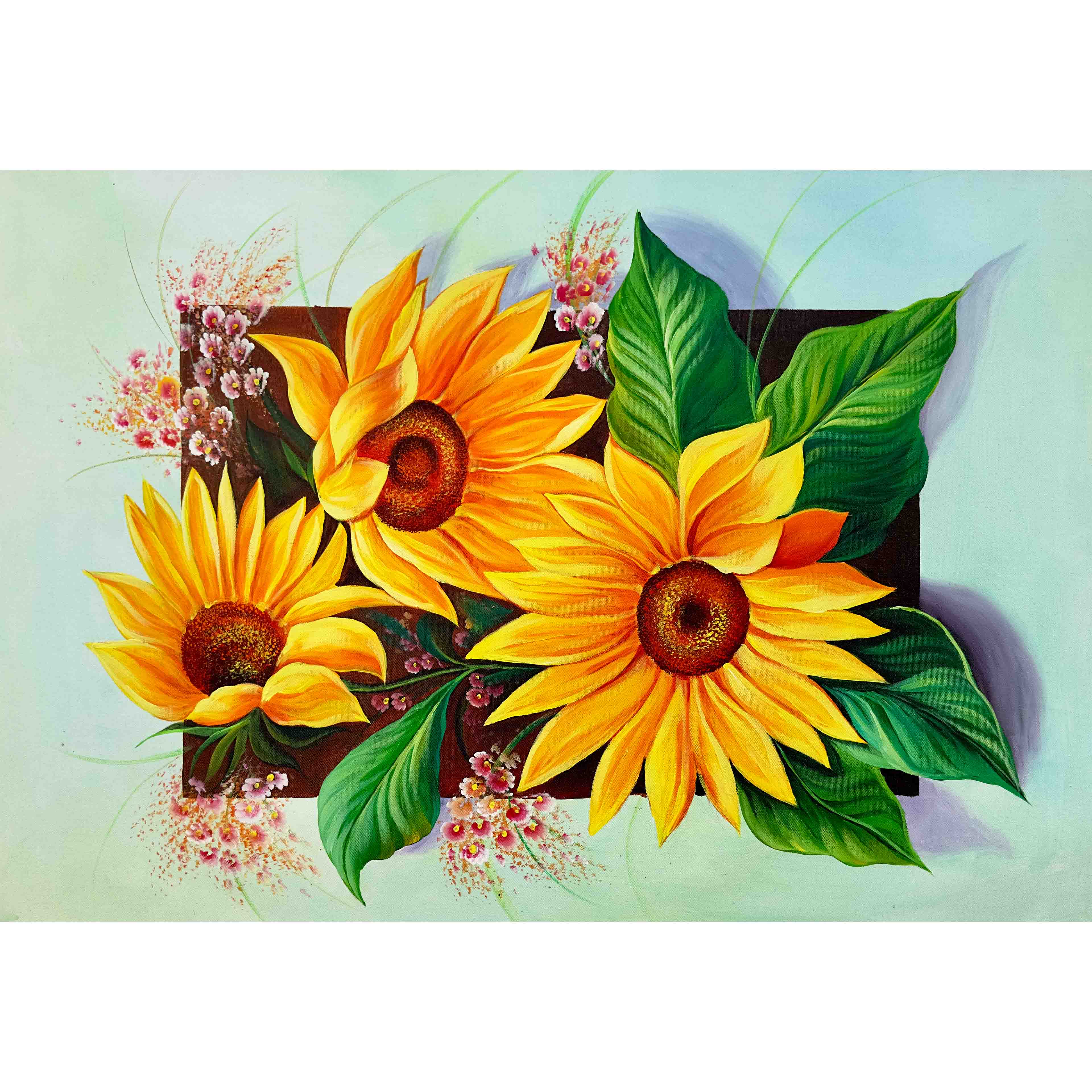 Sunlit Joy in Blooming Harmony